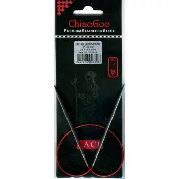 ChiaoGoo RED LACE Fixed Circular Needle - 40 cm - 3,5 mm