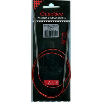 ChiaoGoo RED LACE Fixed Circular Needle - 80 cm - 4 mm