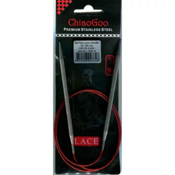 ChiaoGoo RED LACE Aiguille Circulaire Fixe - 80 cm - 5,5 mm