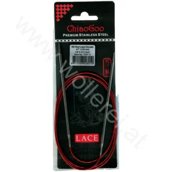 ChiaoGoo RED LACE Fixe Rundstricknadel - 120 cm - 3,5 mm