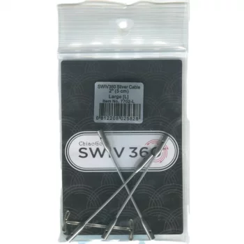 ChiaoGoo TWIST SWIV360 SILVER Câble - LARGE - 5 cm