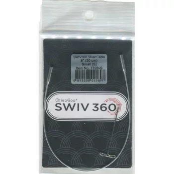 ChiaoGoo TWIST SWIV360 SILVER Câble - SMALL - 20 cm