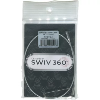 ChiaoGoo TWIST SWIV360 SILVER Câble - LARGE - 35 cm