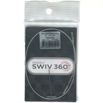 ChiaoGoo TWIST SWIV360 SILVER Câble - SMALL - 35 cm