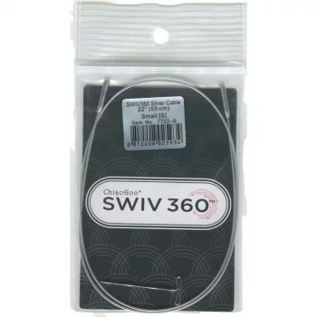 ChiaoGoo TWIST SWIV360 SILVER Câble - SMALL - 55 cm