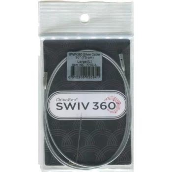 ChiaoGoo TWIST SWIV360 SILVER Câble - LARGE - 75 cm