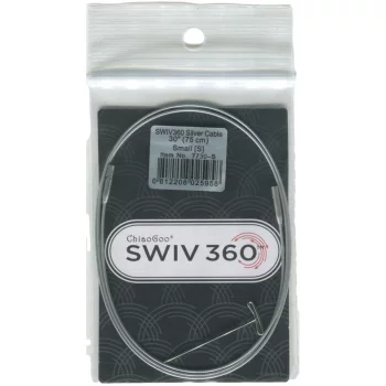 ChiaoGoo TWIST SWIV360 SILVER Câble - SMALL - 75 cm