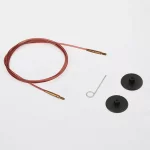 KnitPro Câble plastique et Accessoires - 60 cm - marron