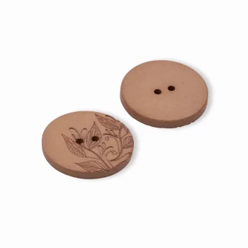 Prym Buttons - Hemp - 28 mm - light brown
