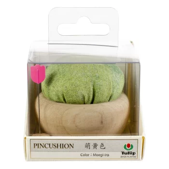 Tulip Pin Cushion - green - Moegi-iro