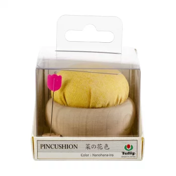 Tulip Pin Cushion - yellow - Nanohana-iro