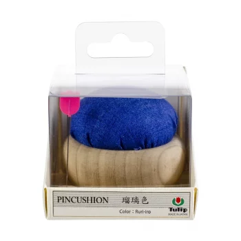 Tulip Pin Cushion - blue - Ruri-iro